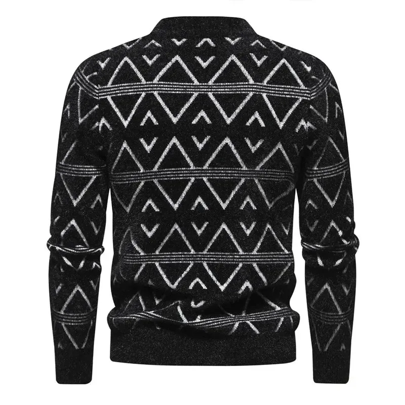 Comfortable, warm knitted sweater