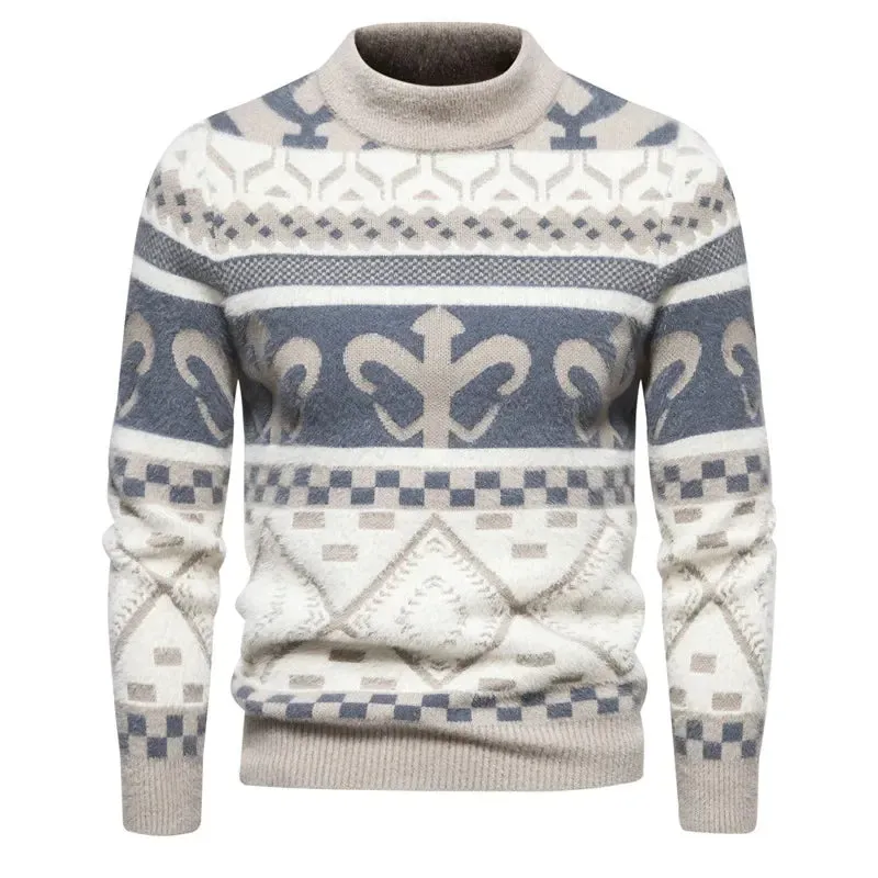 Comfortable, warm knitted sweater