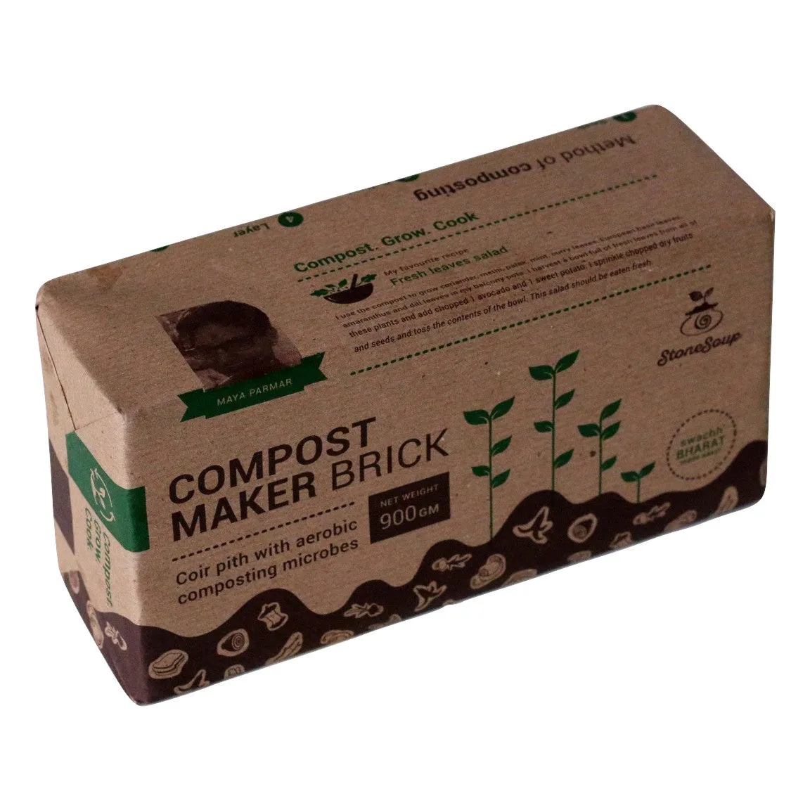 Compost Maker Brick [Aerobic Composting] : 900 gms