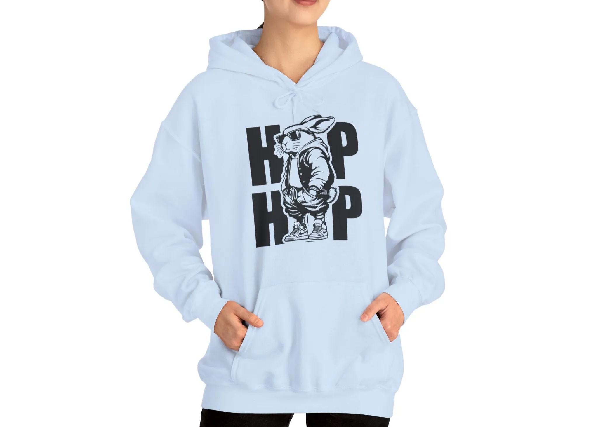 Cool Hip Hop Bunny Easter Hoodie
