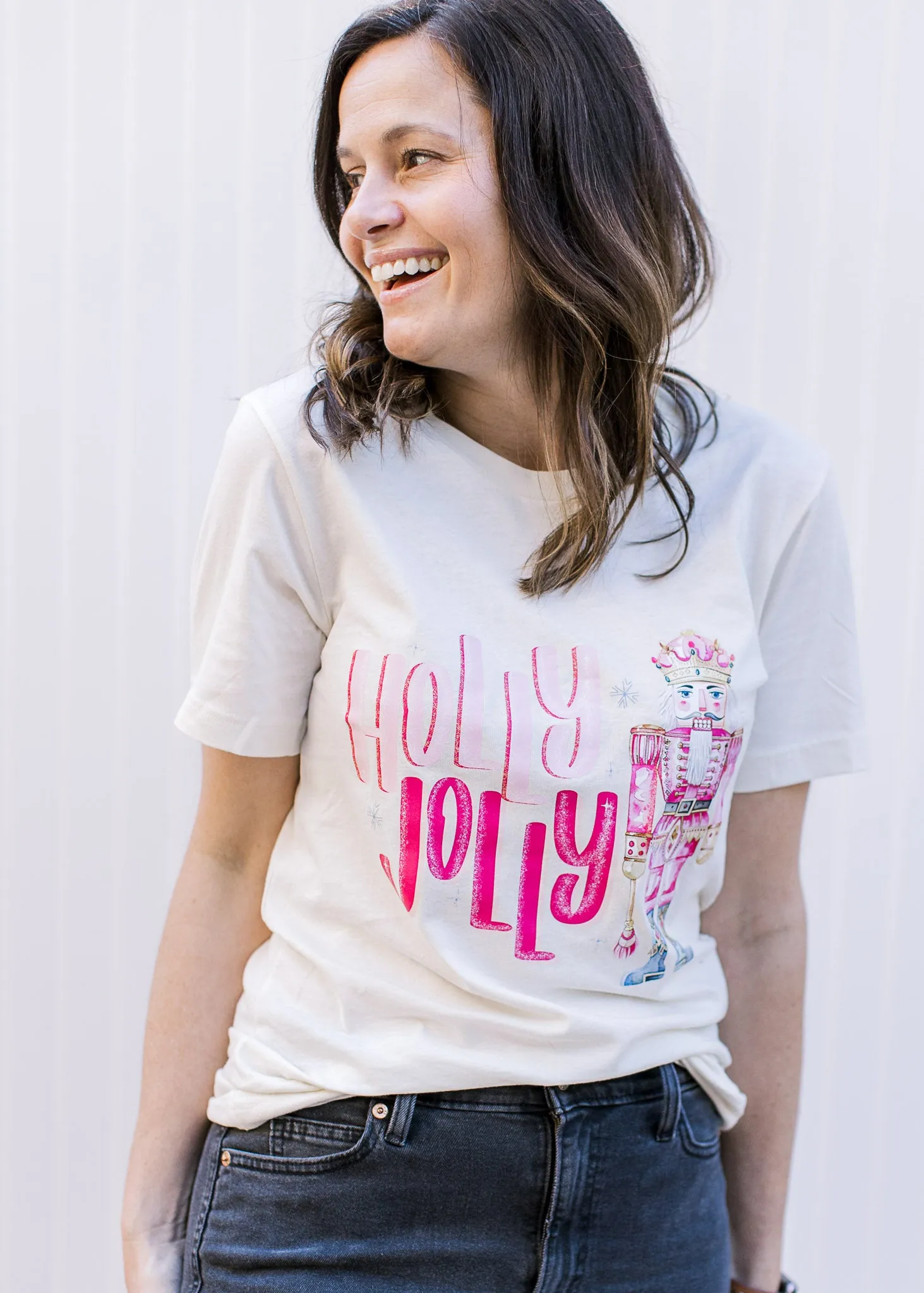 Cream Holly Jolly T-Shirt
