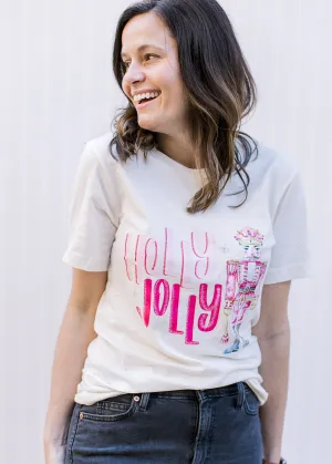 Cream Holly Jolly T-Shirt
