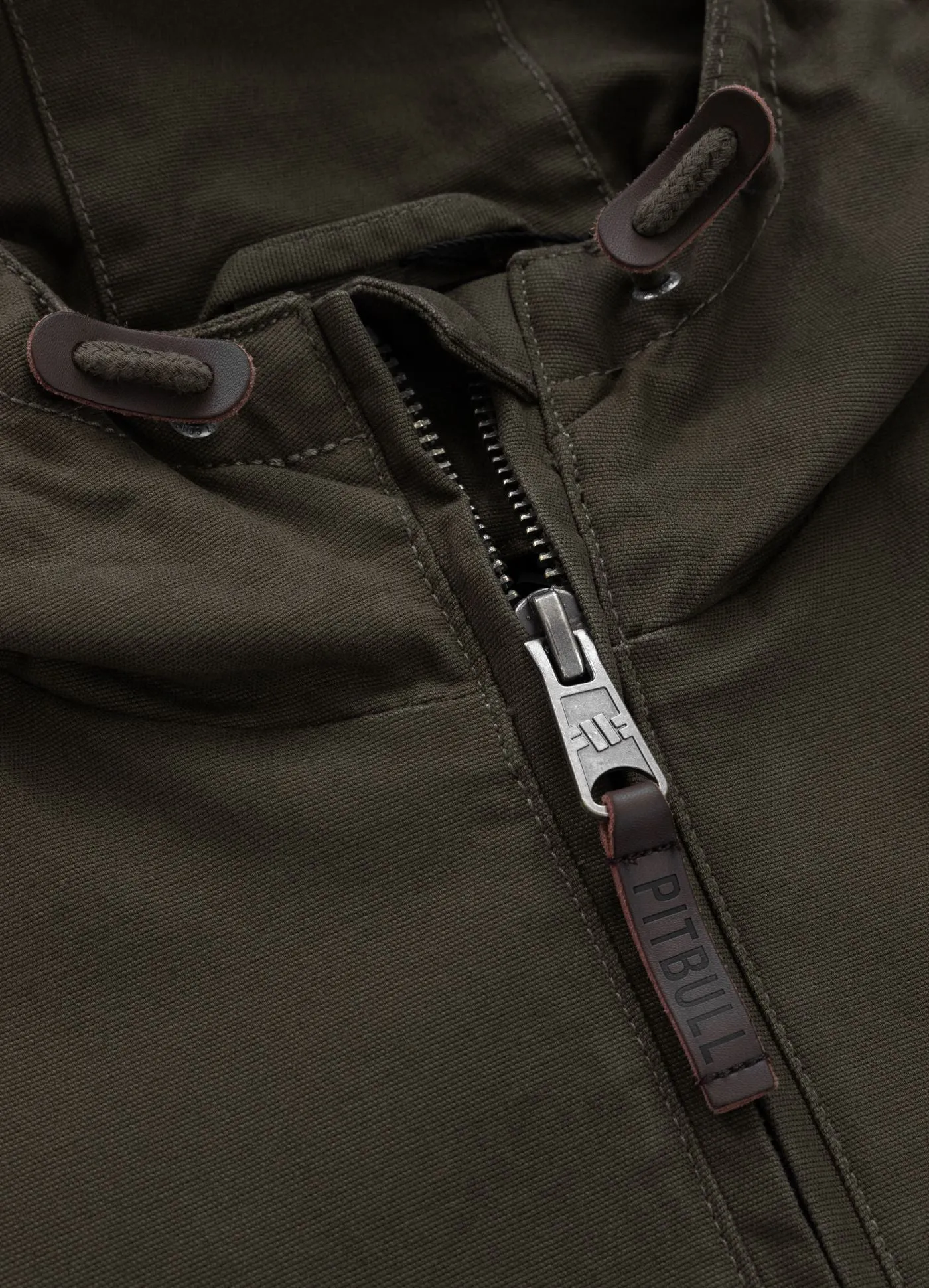 Crimson Hooded Bomber - Olive