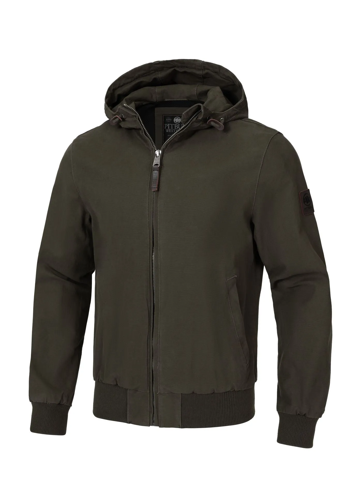 Crimson Hooded Bomber - Olive