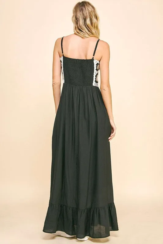 Crochet Bodice Dress