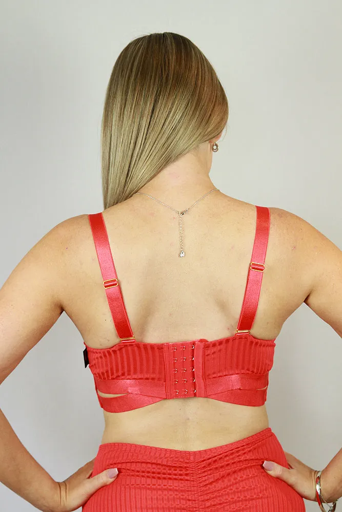 Crystal Strappy Bra - Small only