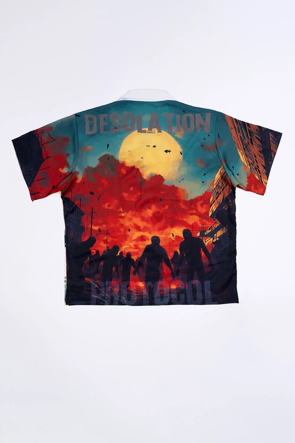 Cuban Collar Boxy Shirt - APOCALYPSE