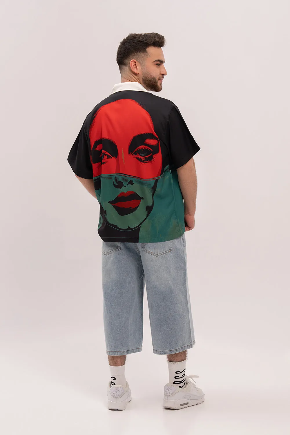 Cuban Collar Boxy Shirt - SUBMERGED