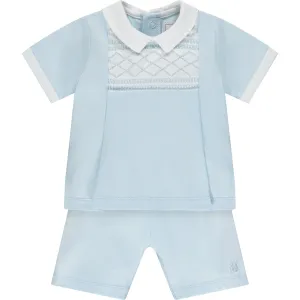 Dale Blue Baby Boys Short Set