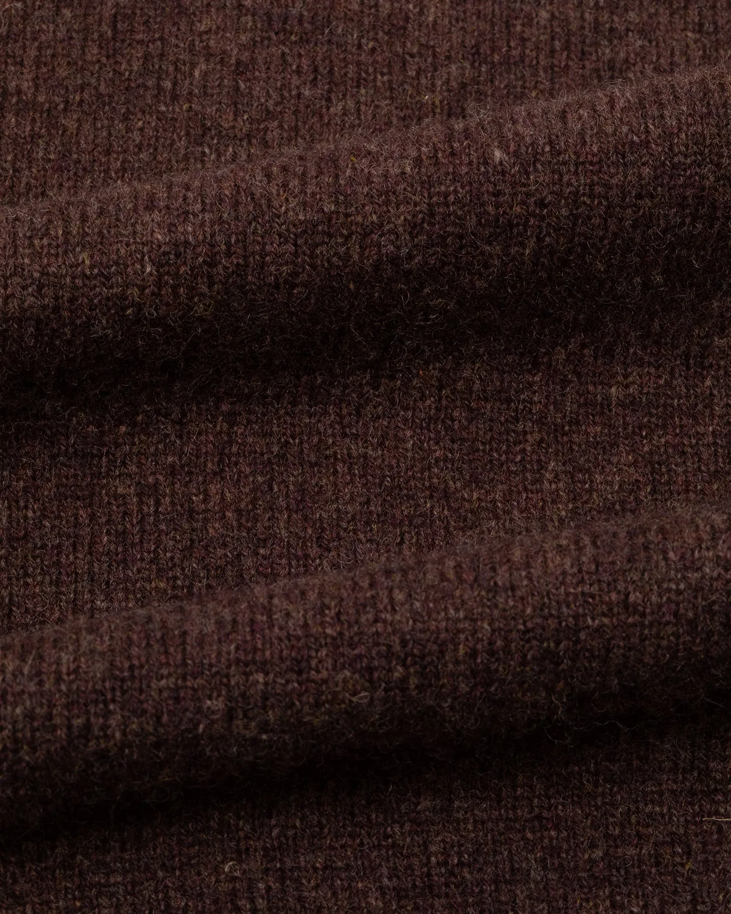 Dark Brown Lambswool Cardigan