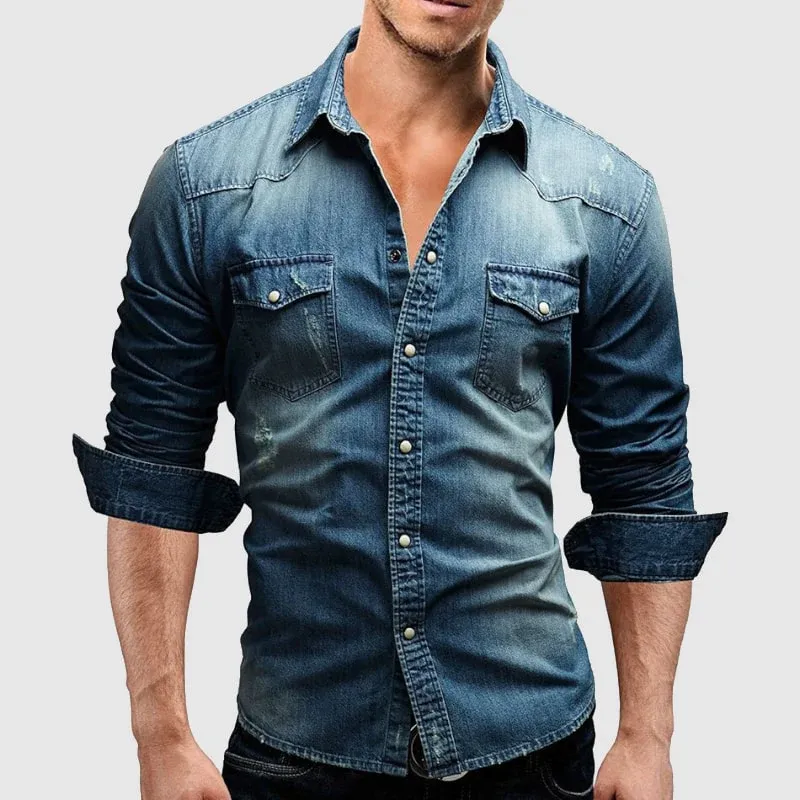 David | Retro Denim Shirt