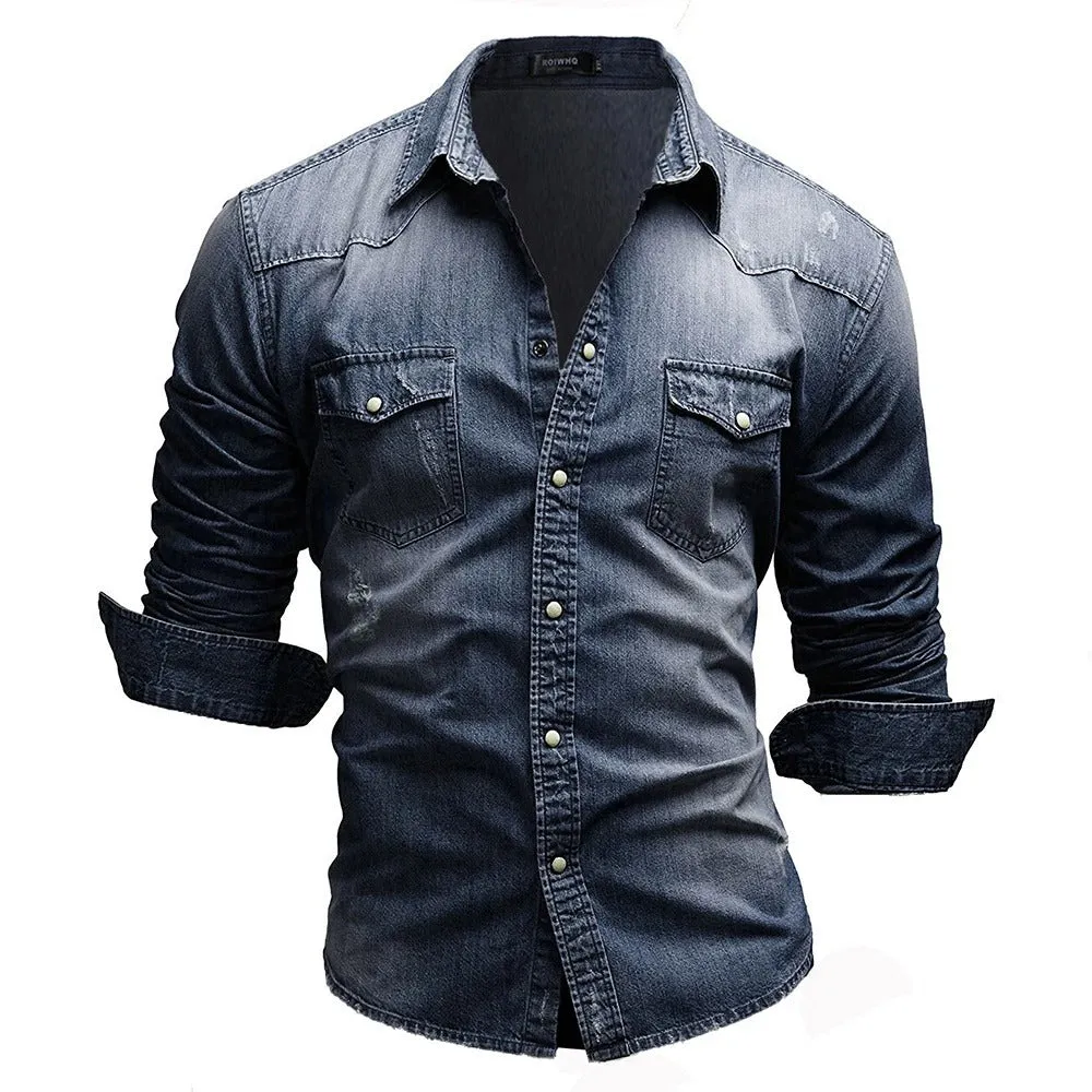 David | Retro Denim Shirt