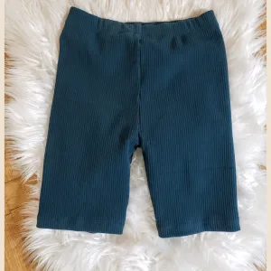 Deadstock Emerald Green Biker Shorts