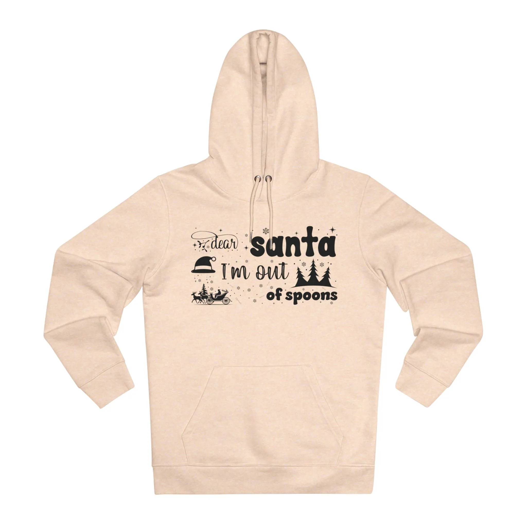Dear Santa, I’m Out of Spoons | Unisex Heavy Blend Organic Hoodie Sweatshirt