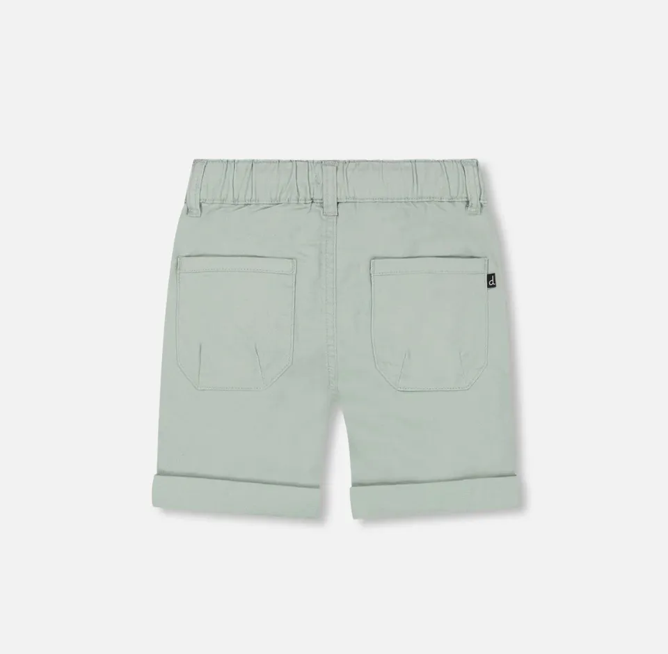 Deux Par Deux Stretch Twill Short Sage Green