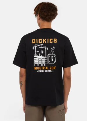 Dickies Heren Industrial Zone T-Shirt Zwart