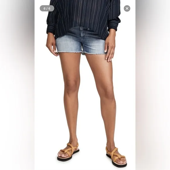 DL1961 Cecilia Classic Under the Belly Maternity Shorts Size 26