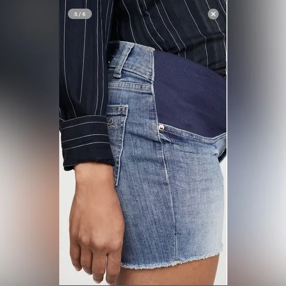 DL1961 Cecilia Classic Under the Belly Maternity Shorts Size 26