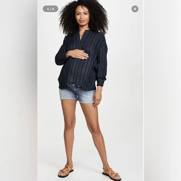 DL1961 Cecilia Classic Under the Belly Maternity Shorts Size 26