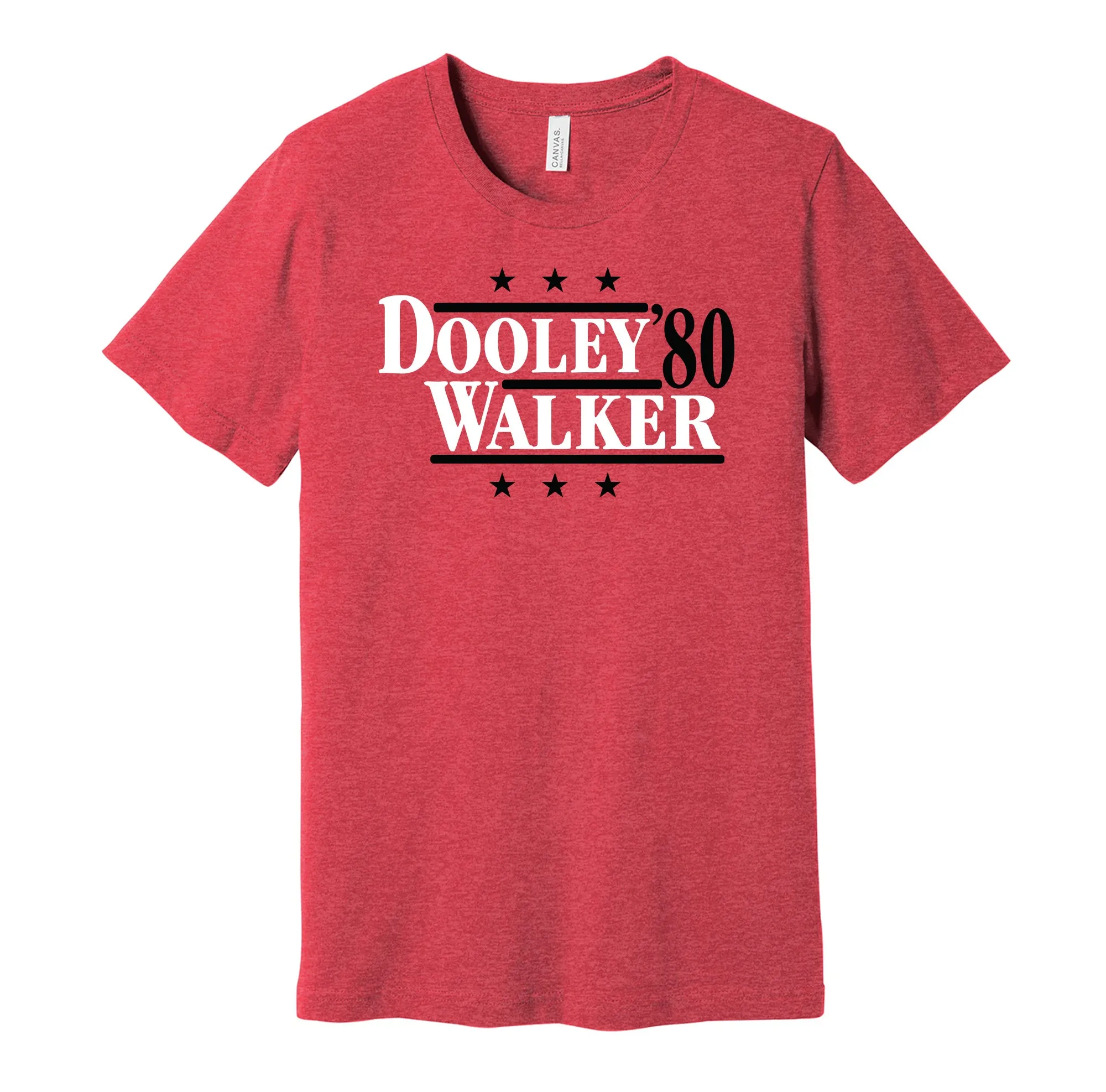 Dooley & Walker '80 - Georgia Football Political Campaign Parody T-Shirt - Hyper Than Hype Shirts