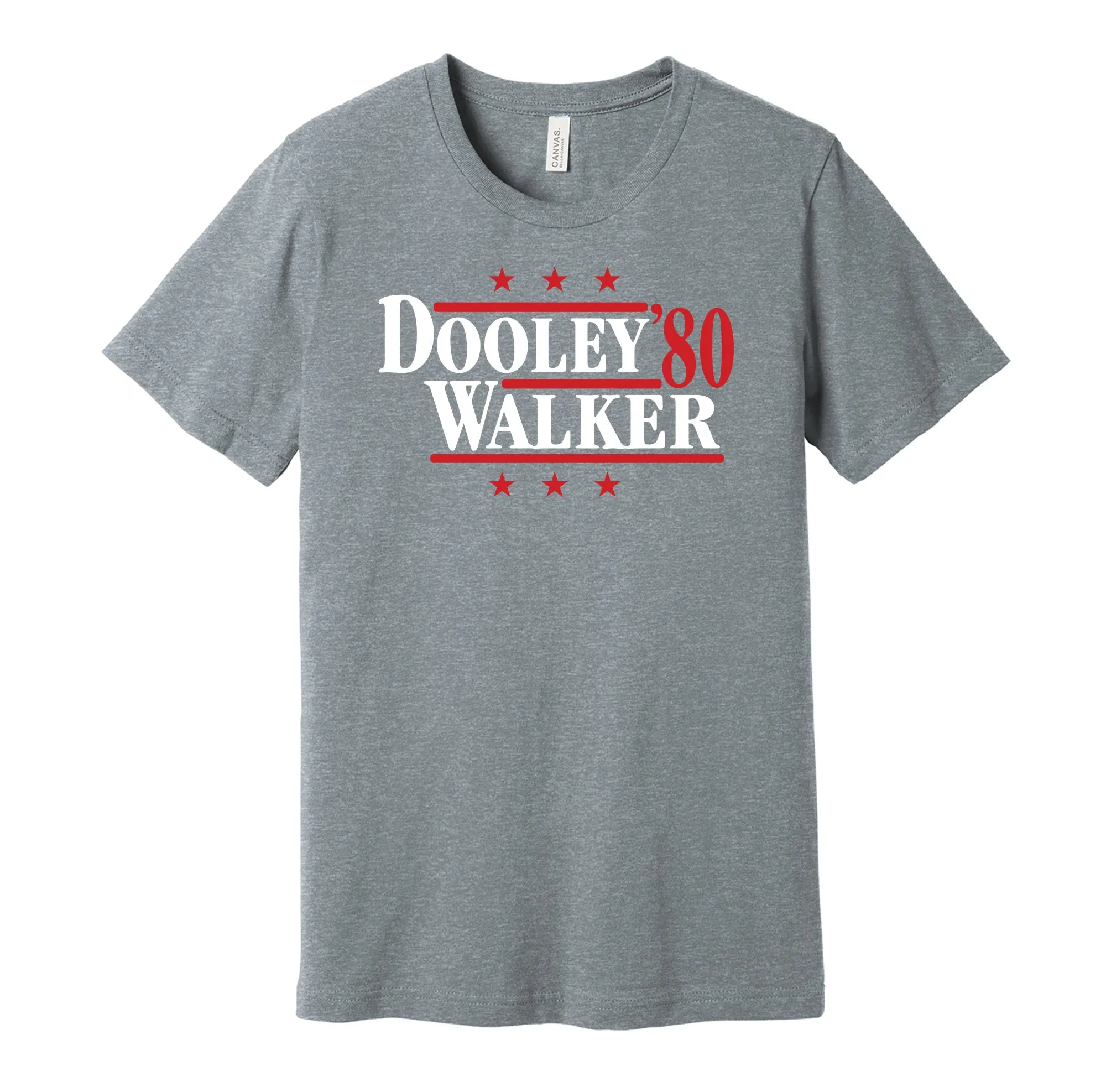 Dooley & Walker '80 - Georgia Football Political Campaign Parody T-Shirt - Hyper Than Hype Shirts