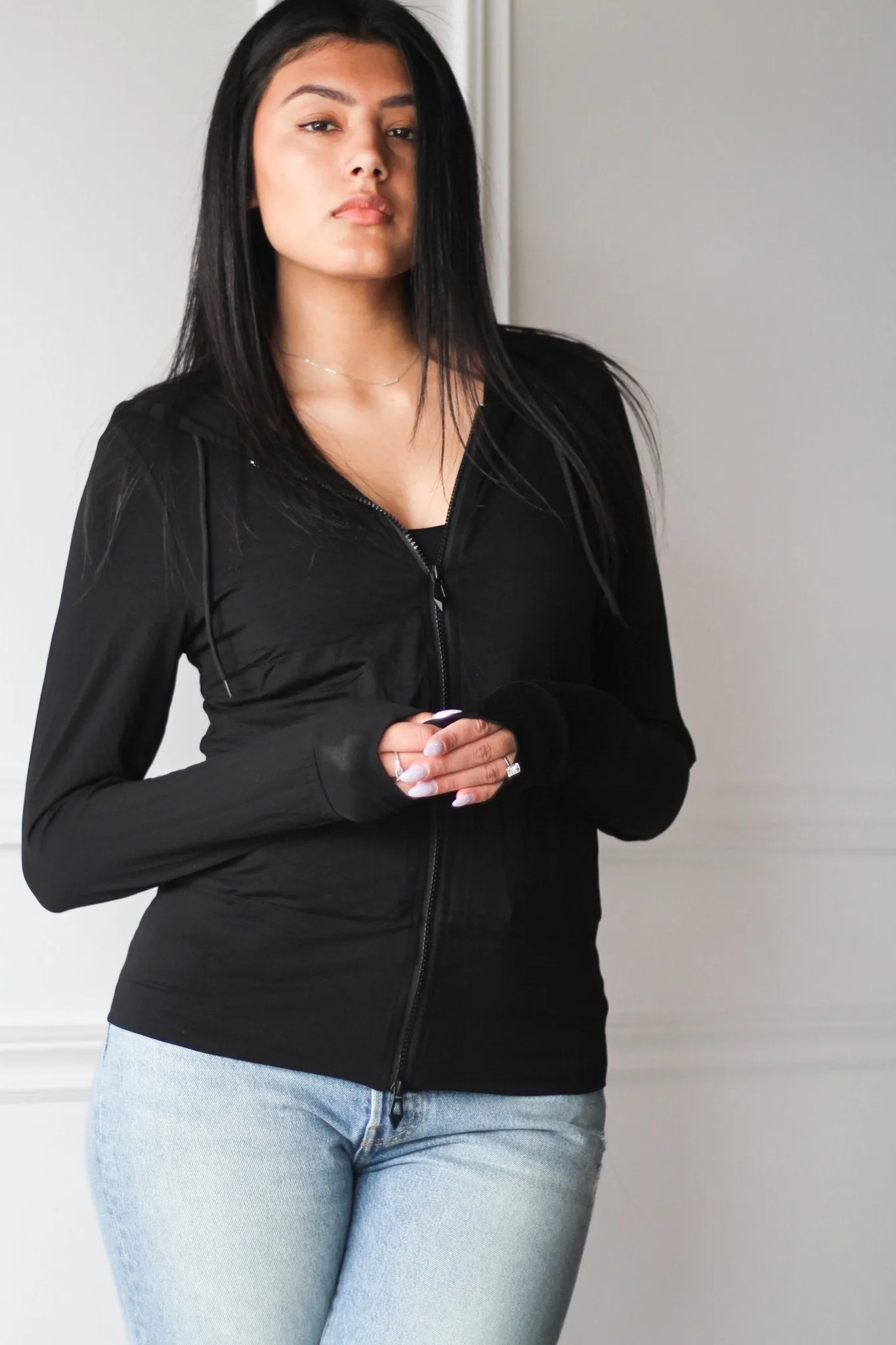 Double Layered Mid Hoodie