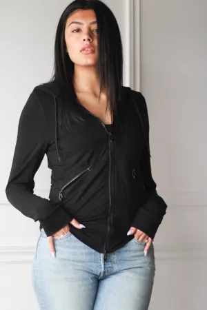 Double Layered Mid Hoodie