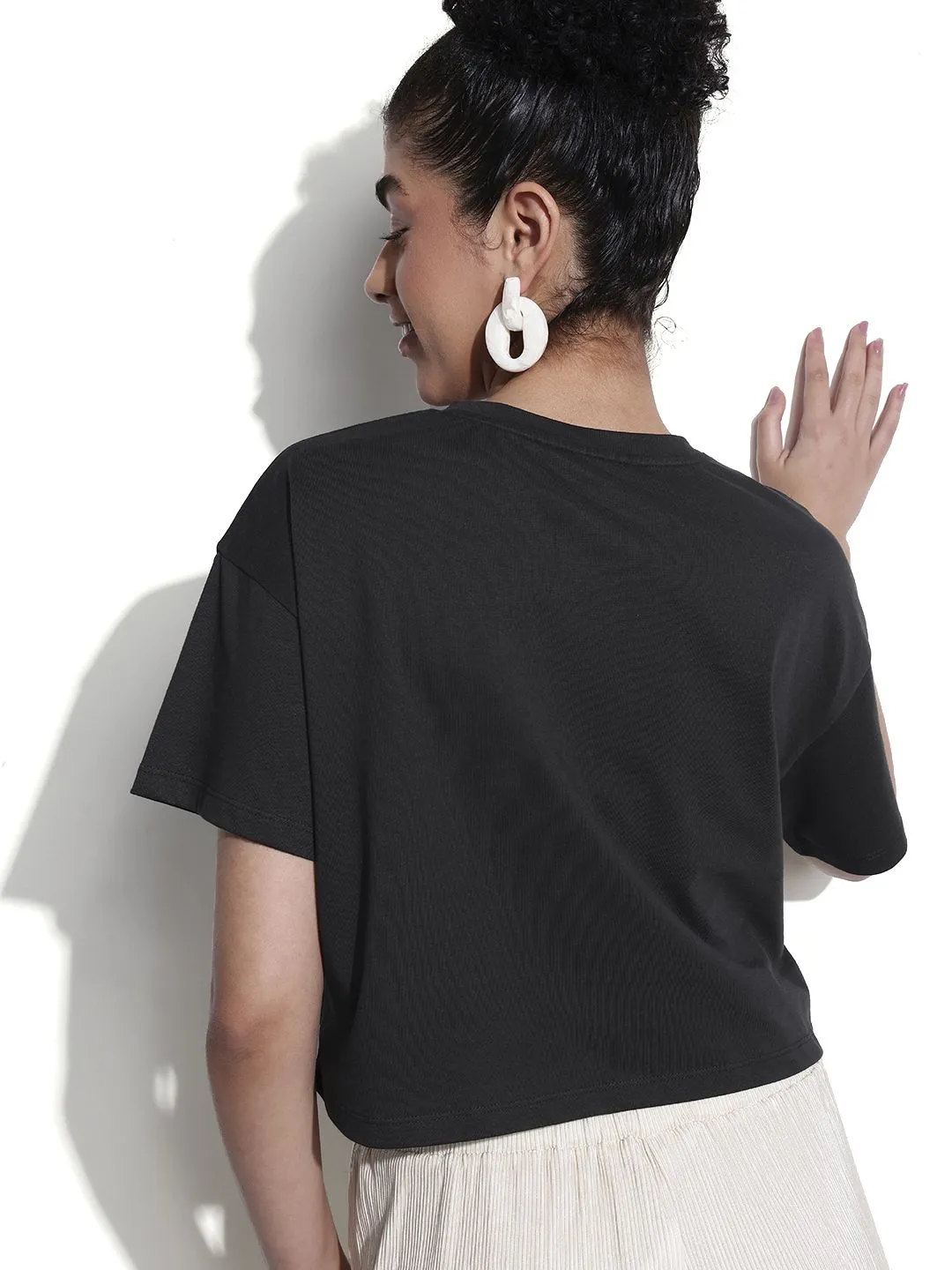 DressBerry Slogan For Your Soul Boxy Crop T-shirt