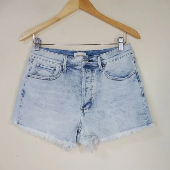 DRIFTWOOD Goldie High Rise Jeans SHORTS Size 27 Ziggy Stardust Denim NEW $128