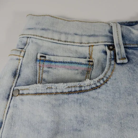 DRIFTWOOD Goldie High Rise Jeans SHORTS Size 27 Ziggy Stardust Denim NEW $128