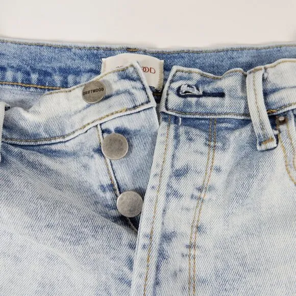 DRIFTWOOD Goldie High Rise Jeans SHORTS Size 27 Ziggy Stardust Denim NEW $128