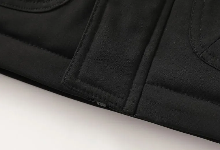 Easy-to-Clean Patchwork Raincoat for Men with Windproof Features
