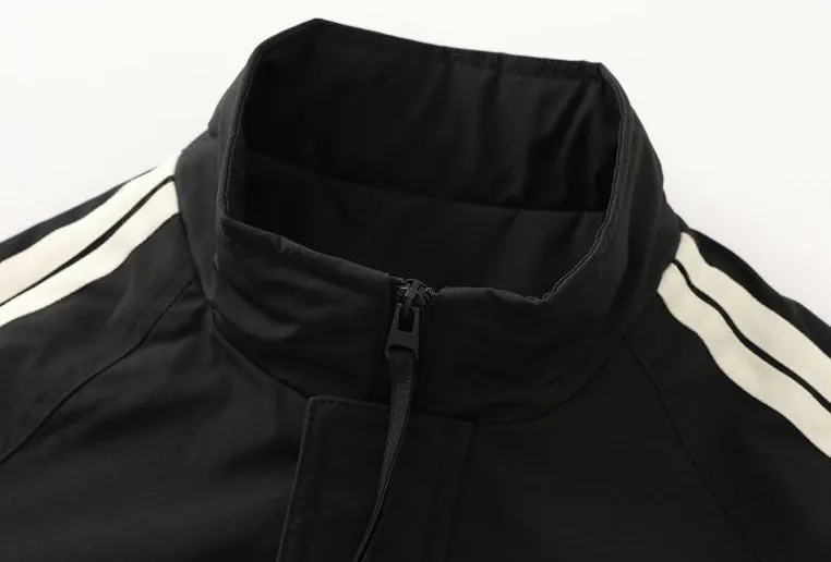 Easy-to-Clean Patchwork Raincoat for Men with Windproof Features