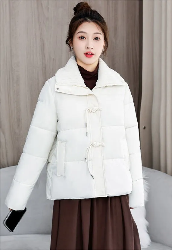 Easy-to-Clean Quilted Puffer Jacket for a Fashionable Look