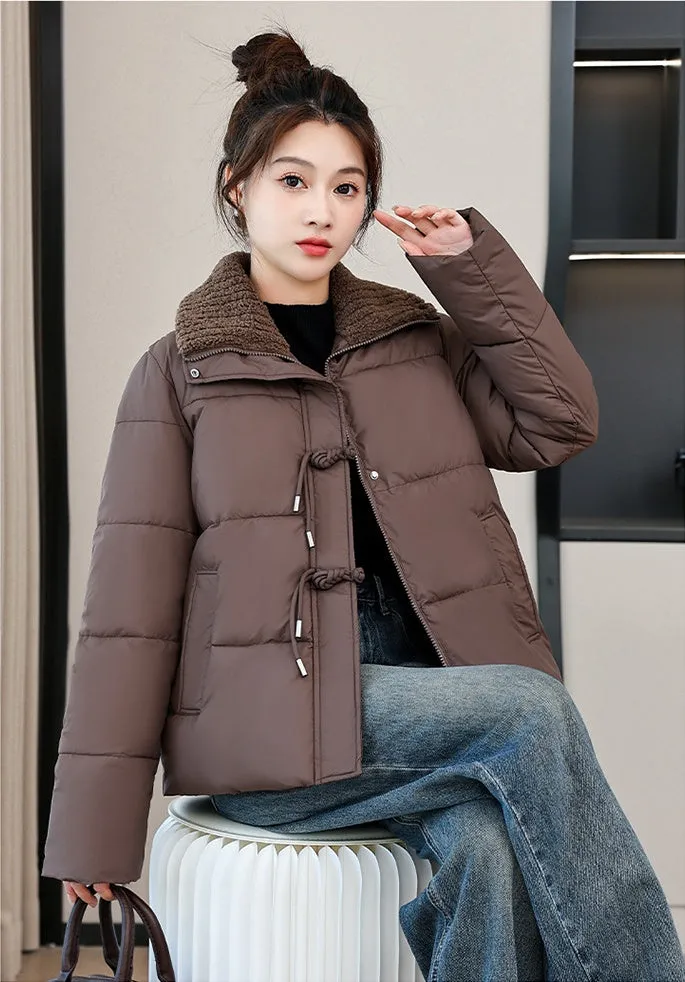 Easy-to-Clean Quilted Puffer Jacket for a Fashionable Look