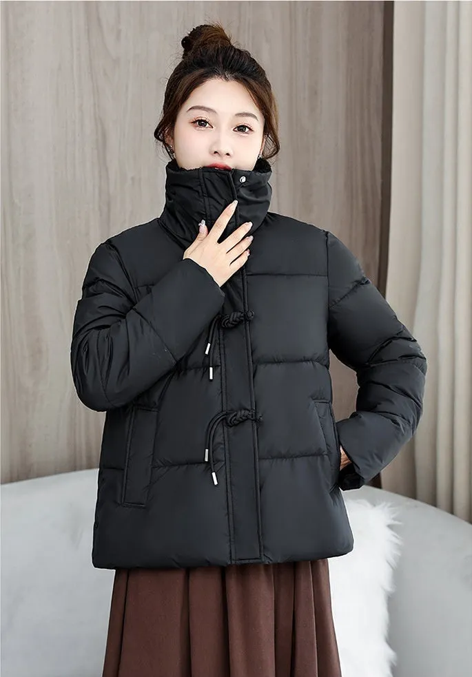 Easy-to-Clean Quilted Puffer Jacket for a Fashionable Look
