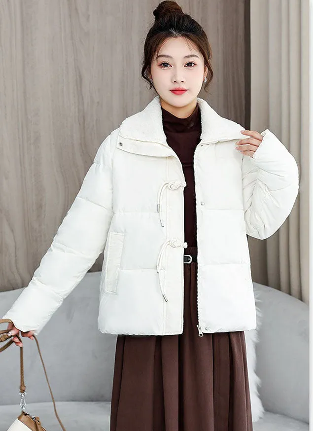 Easy-to-Clean Quilted Puffer Jacket for a Fashionable Look