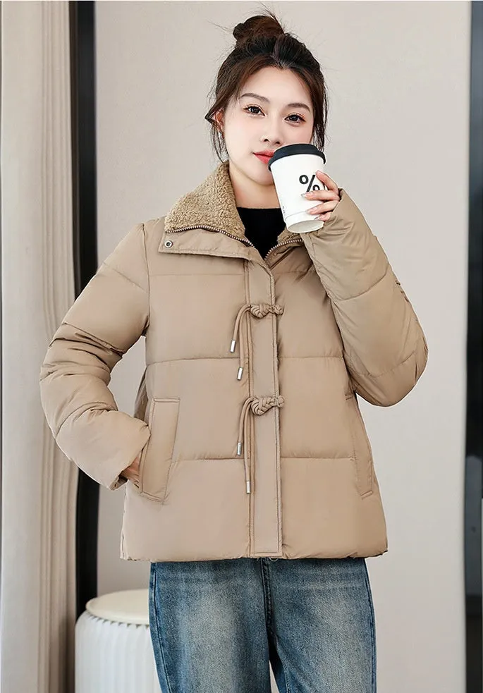 Easy-to-Clean Quilted Puffer Jacket for a Fashionable Look