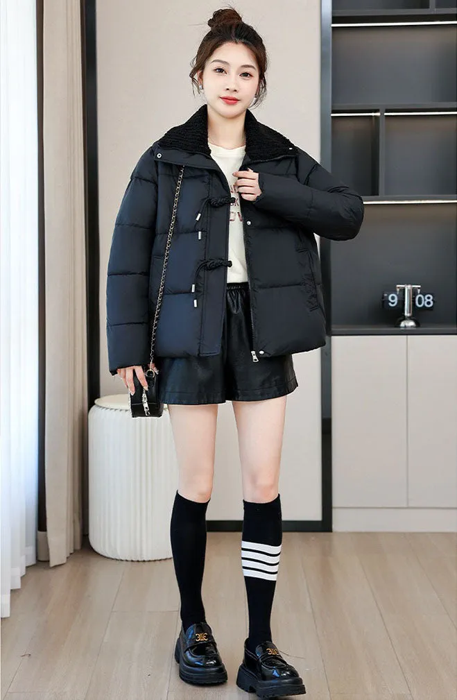 Easy-to-Clean Quilted Puffer Jacket for a Fashionable Look