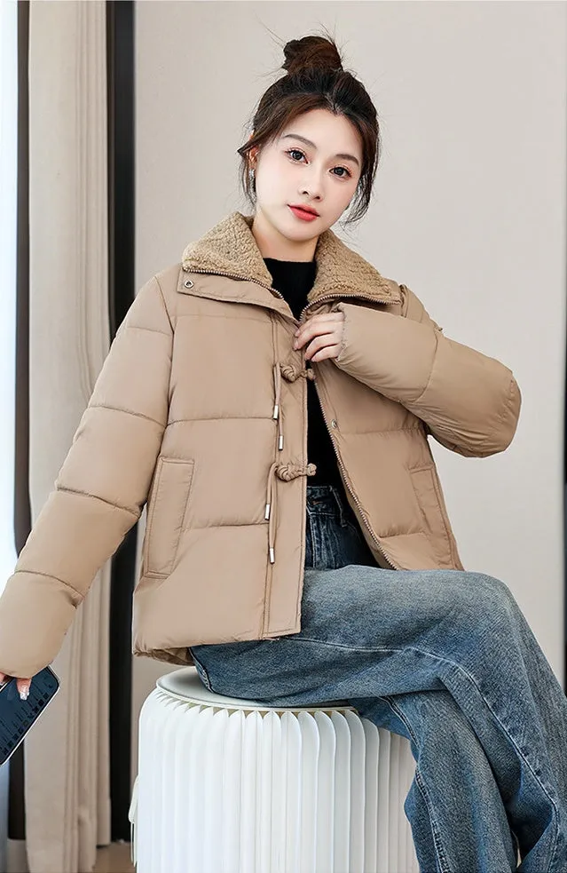 Easy-to-Clean Quilted Puffer Jacket for a Fashionable Look