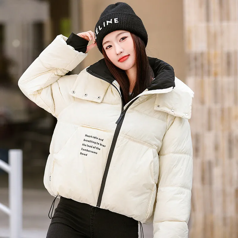 Easy-to-Clean Quilted Puffer Jacket