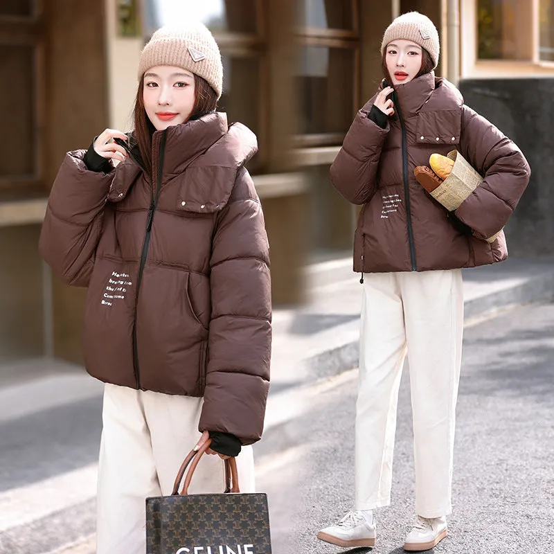 Easy-to-Clean Quilted Puffer Jacket