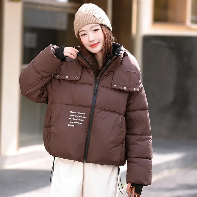 Easy-to-Clean Quilted Puffer Jacket