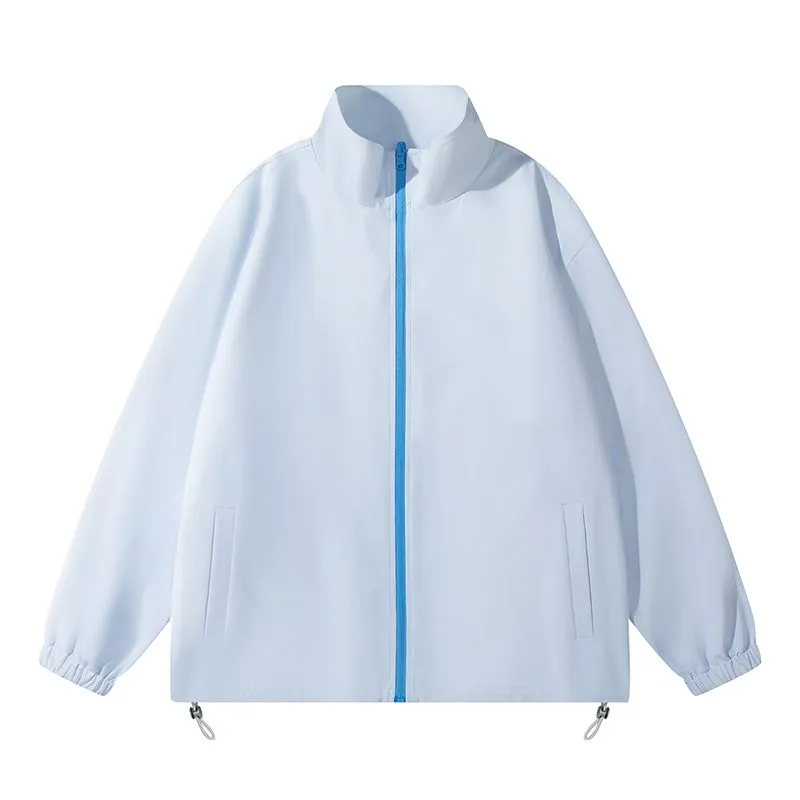 Easy-to-clean Raincoat with Drawstring Hem for Relaxed Fit