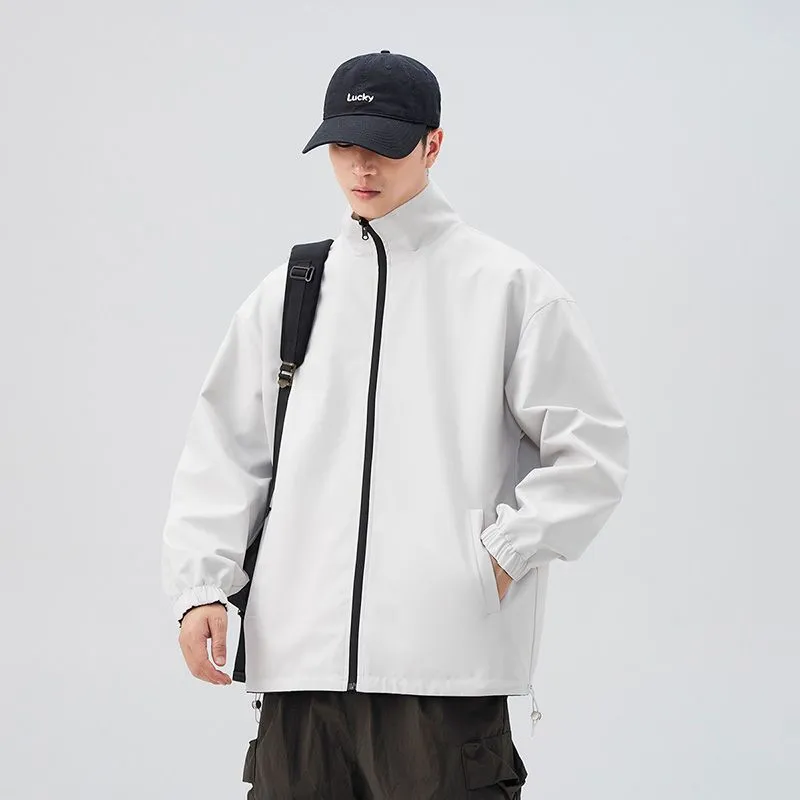 Easy-to-clean Raincoat with Drawstring Hem for Relaxed Fit
