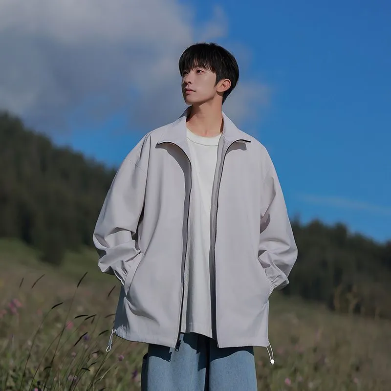 Easy-to-clean Raincoat with Drawstring Hem for Relaxed Fit