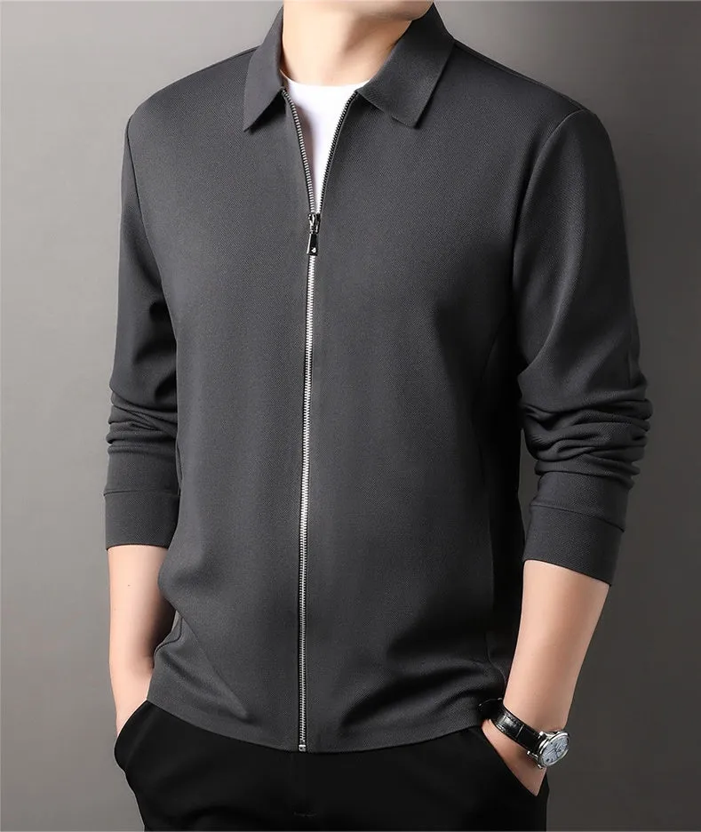 Easy-to-clean Stain-resistant Men's Sport Jacket for Casual Wear