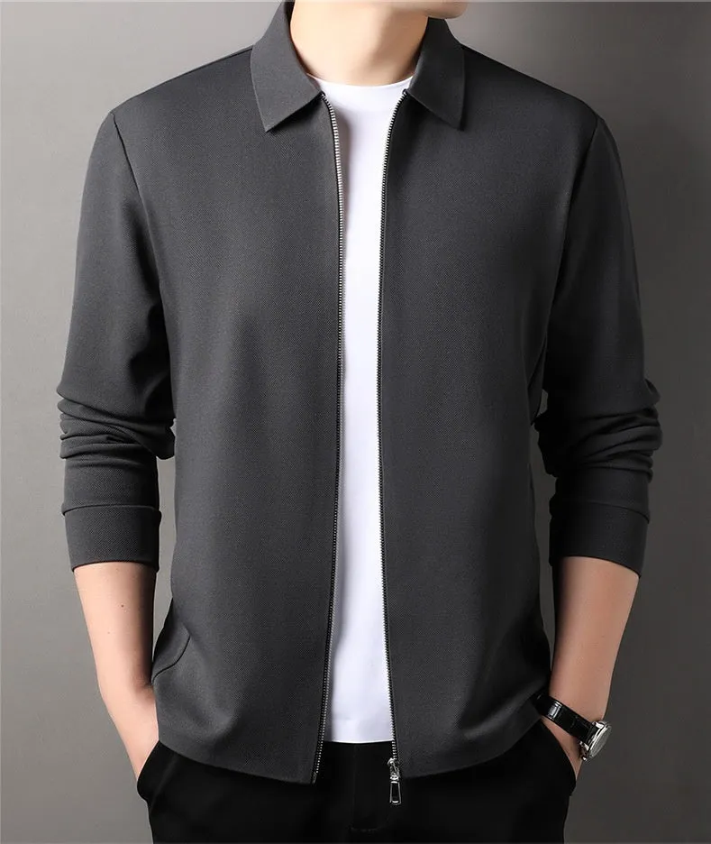 Easy-to-clean Stain-resistant Men's Sport Jacket for Casual Wear