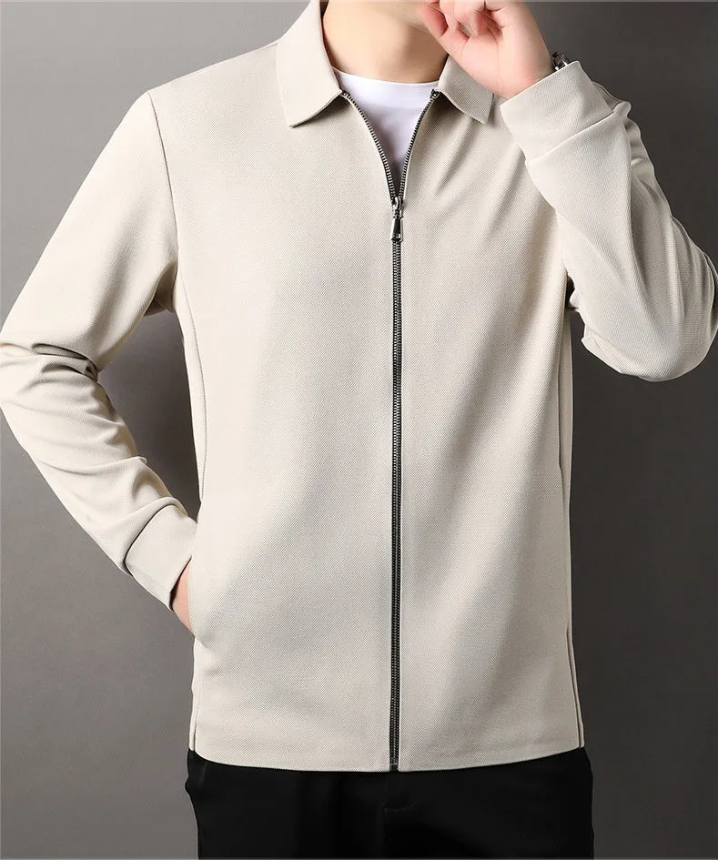Easy-to-clean Stain-resistant Men's Sport Jacket for Casual Wear