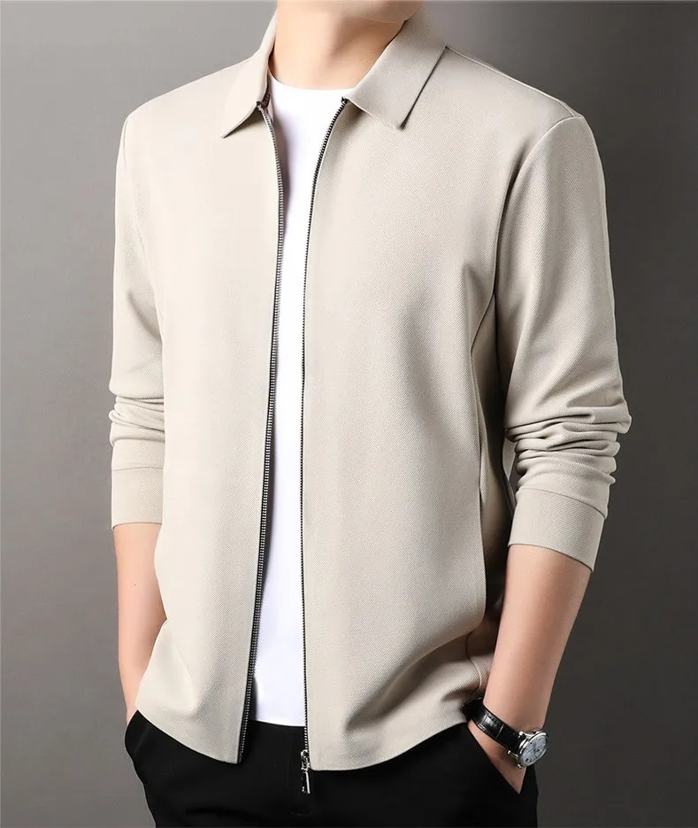 Easy-to-clean Stain-resistant Men's Sport Jacket for Casual Wear